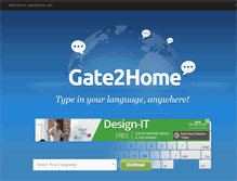 Tablet Screenshot of gate2home.com